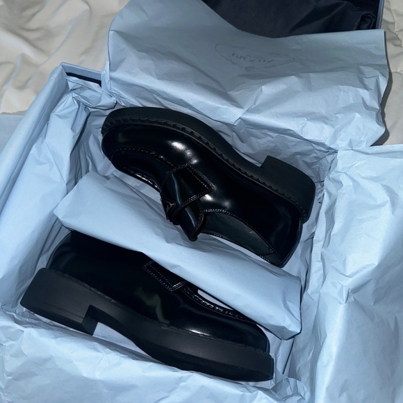 Prada Leather Loafers Size 36 - Picture 5 of 6
